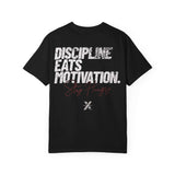 Xyphered Oversized Black Graphic Tee 