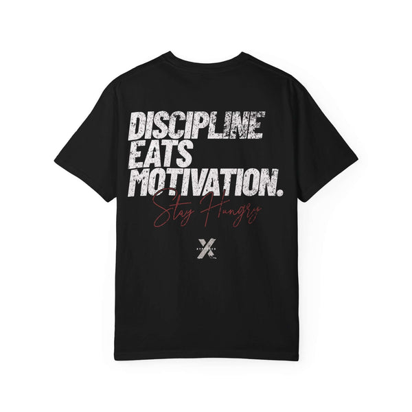 Xyphered Oversized Black Graphic Tee 