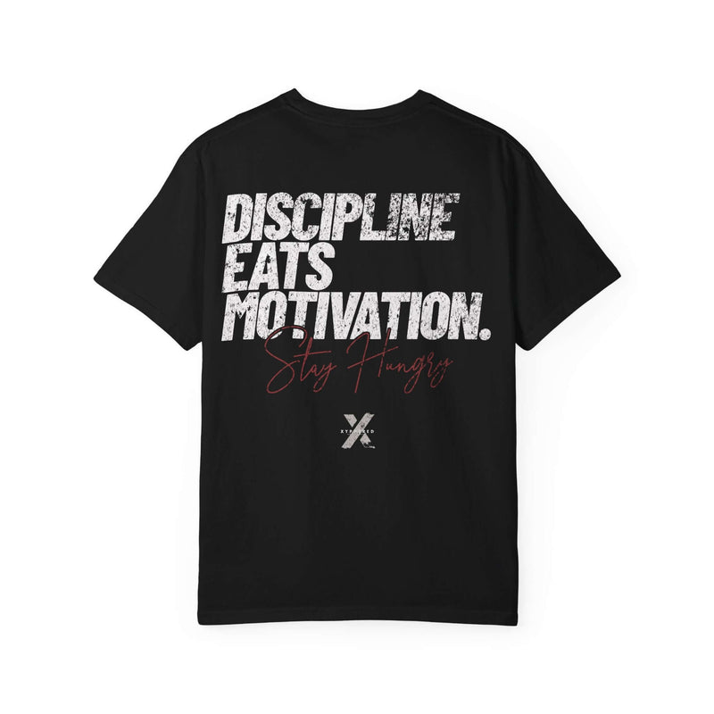 Xyphered Oversized Black Graphic Tee 