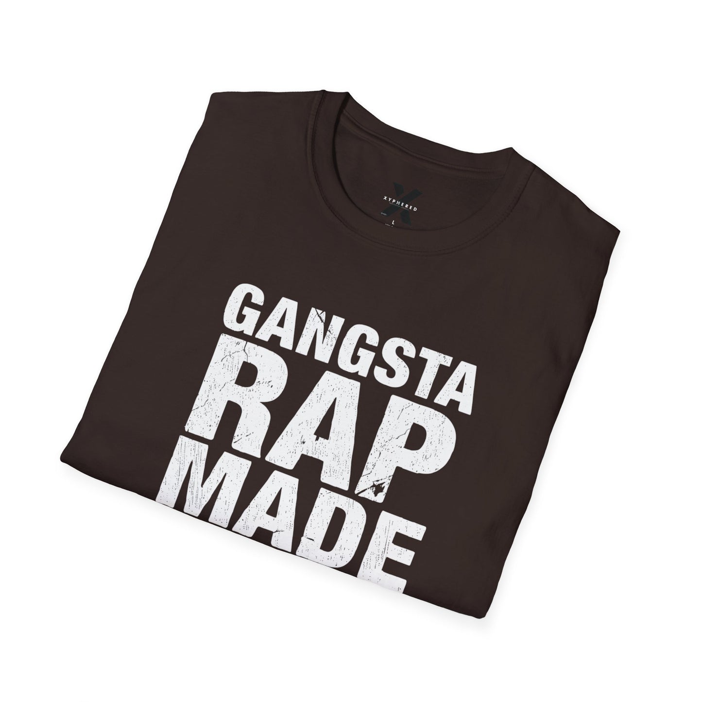 Hip Hop Rap Lyrics Ice Cube Gangsta Rap Made Me Do It Unisex Softstyle Tee, 90s Urban Music Tee, Retro Graphic Tee, Cool Music Lover Shirt,