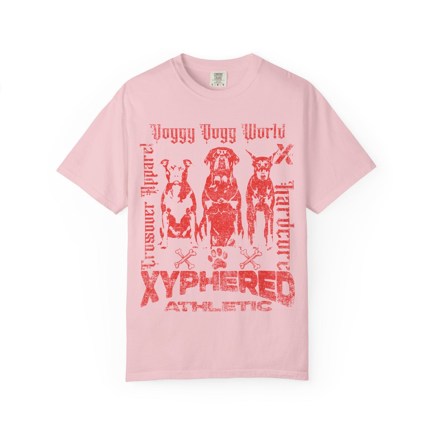 Gym Pump Cover Tee — "Staffy, Rottweiler, Doberman, Doggy Dogg World"
