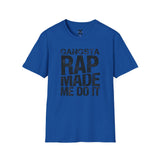 Hip Hop Rap Lyrics Ice Cube Gangsta Rap Made Me Do It Unisex Softstyle Tee, 90s Urban Music Tee, Retro Graphic Tee, Cool Music Lover Shirt,