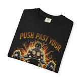 Anime Graphic Gym T-shirt 'Push Past Your Limits'