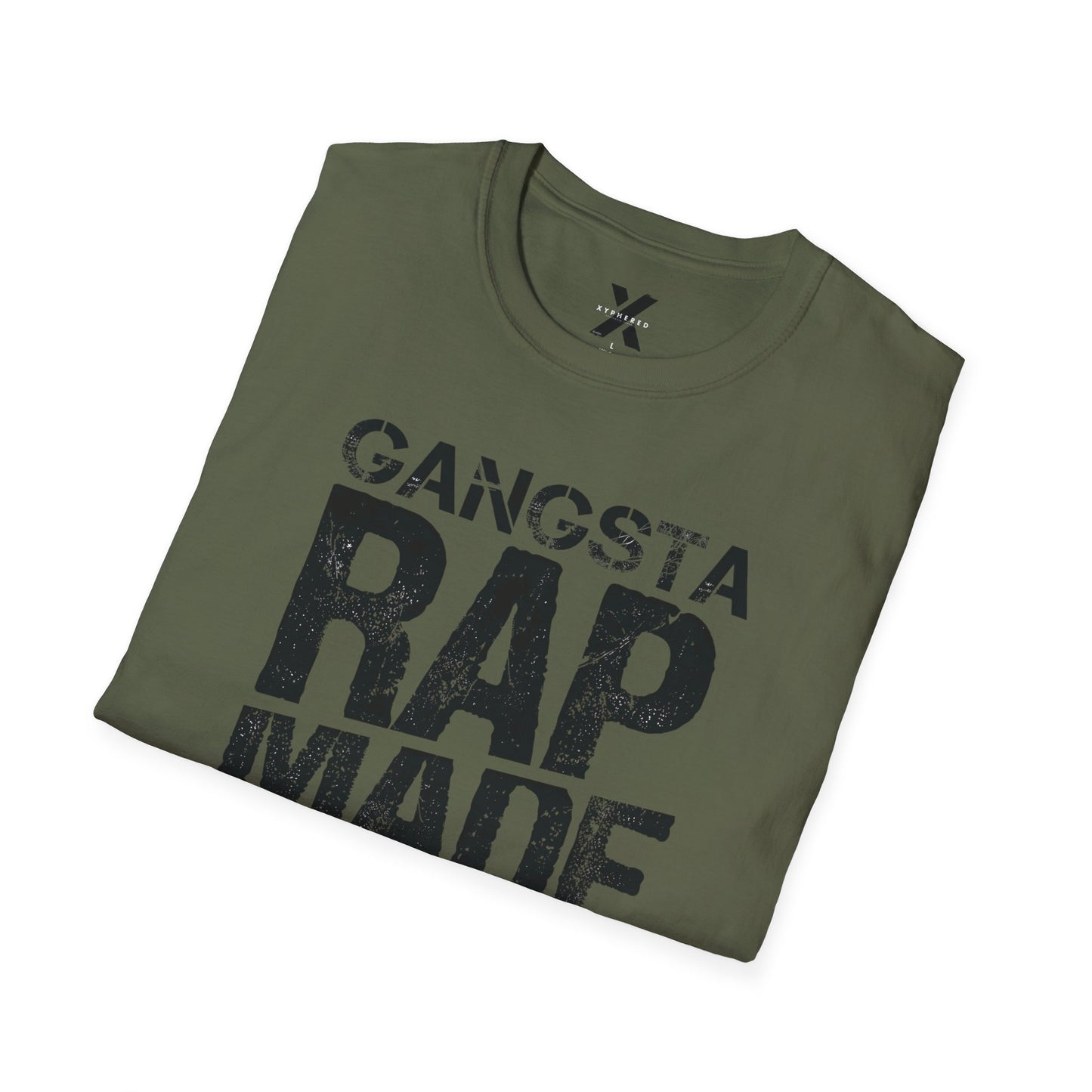 Hip Hop Rap Lyrics Ice Cube Gangsta Rap Made Me Do It Unisex Softstyle Tee, 90s Urban Music Tee, Retro Graphic Tee, Cool Music Lover Shirt,