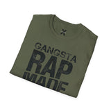 Hip Hop Rap Lyrics Ice Cube Gangsta Rap Made Me Do It Unisex Softstyle Tee, 90s Urban Music Tee, Retro Graphic Tee, Cool Music Lover Shirt,