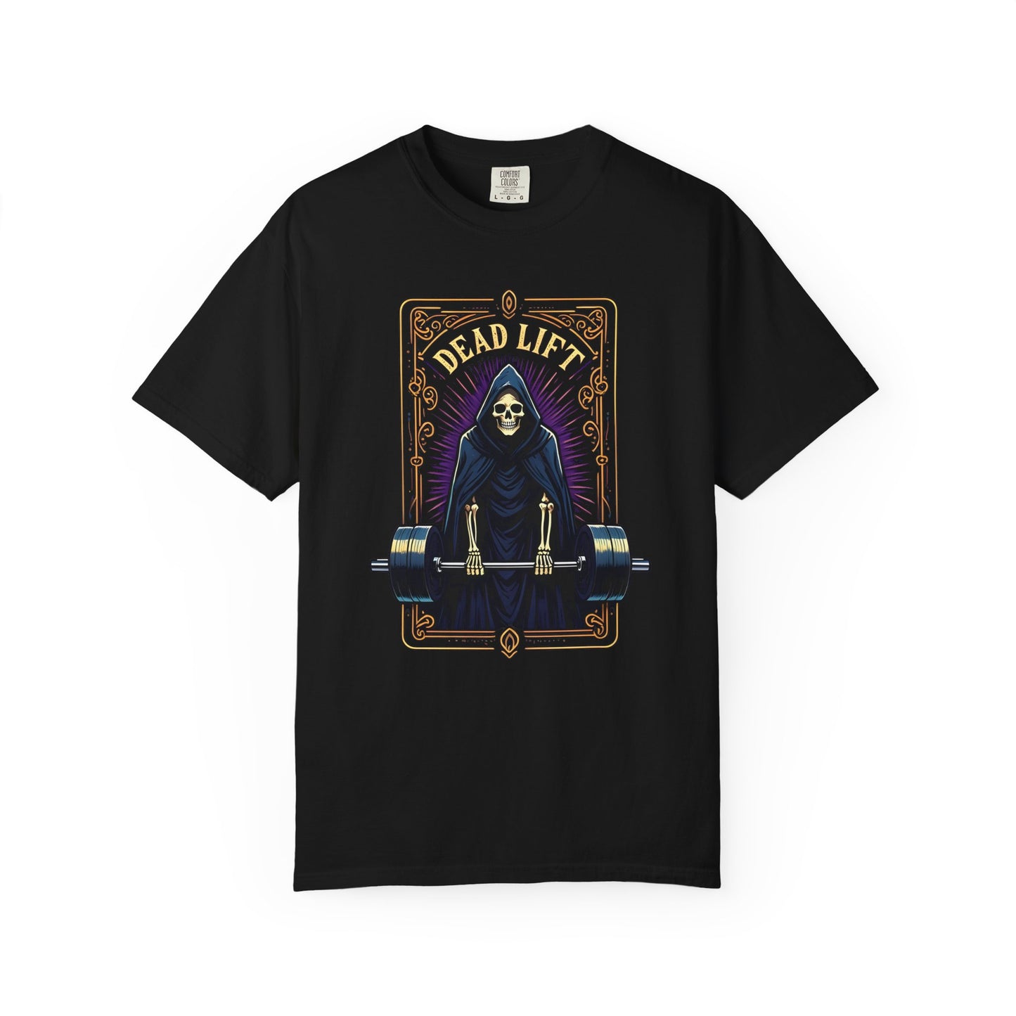 Dead Lift Skeleton Gym T-Shirt, Motivational Weightlifting Tee, Gift for Fitness Lovers, Halloween Workout Shirt, Unisex Exercise Top