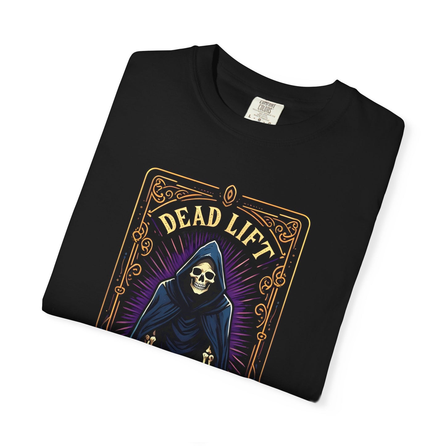 Dead Lift Skeleton Gym T-Shirt, Motivational Weightlifting Tee, Gift for Fitness Lovers, Halloween Workout Shirt, Unisex Exercise Top