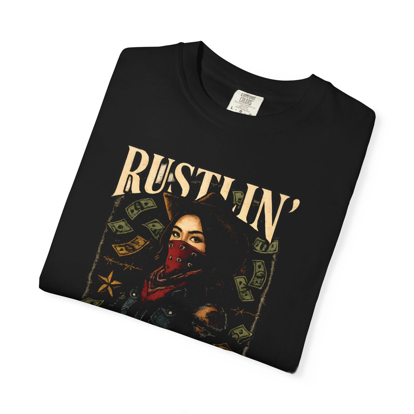 Rustlin’ & Hustlin’ Heavyweight Streetwear Tee