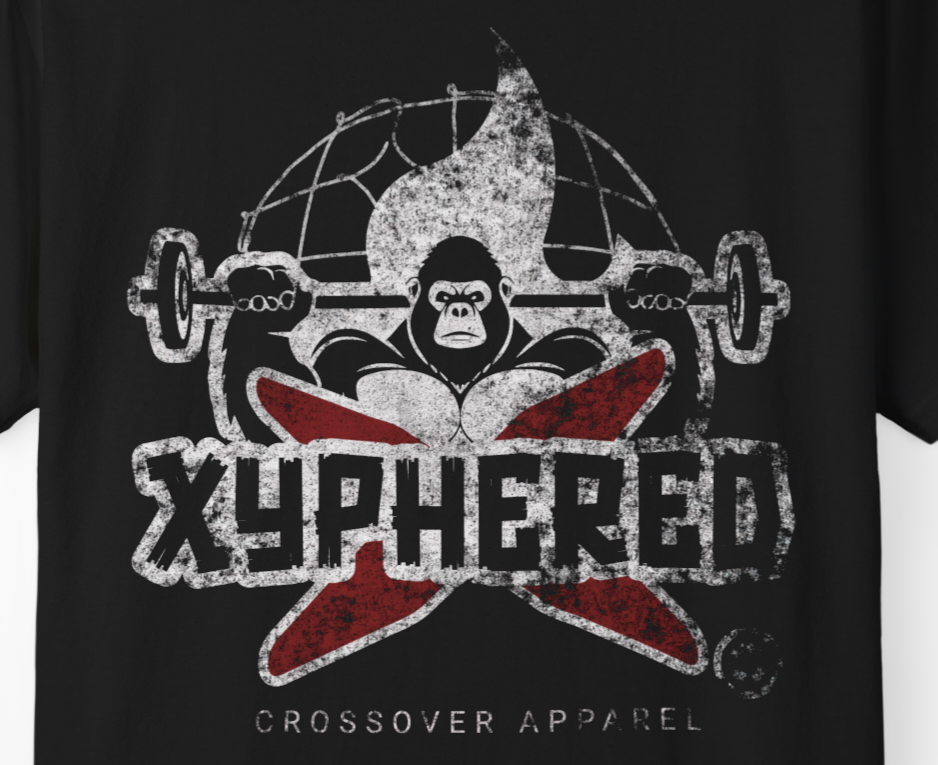 alt="Xyphered Crossover Apparel athletic fit t-shirt for men