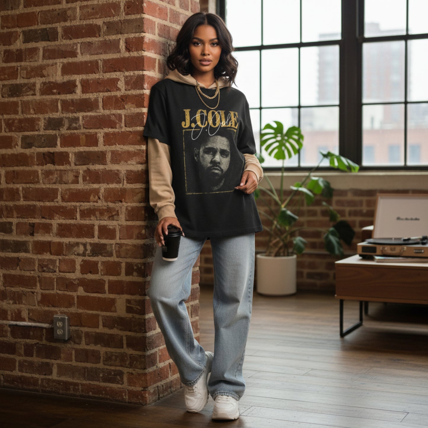 Vintage J Cole Graphic T-shirt - Unisex Garment-Dyed Tee