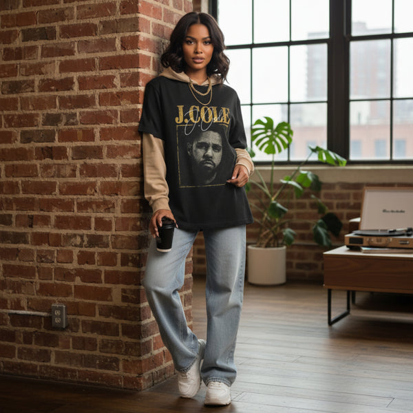 Vintage J Cole Graphic T-shirt - Unisex Garment-Dyed Tee