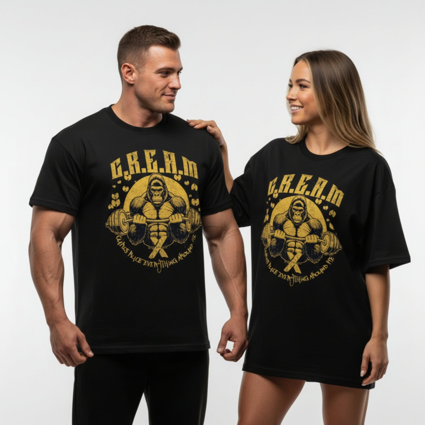 Wu-Tang C.R.E.A.M. Vintage Oversized Gym Tee