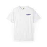 Oversized XYPHERED Clothing white streetwear t-shirt featuring a bold graphic design.