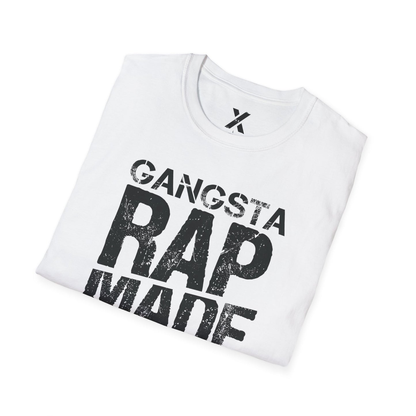 Hip Hop Rap Lyrics Ice Cube Gangsta Rap Made Me Do It Unisex Softstyle Tee, 90s Urban Music Tee, Retro Graphic Tee, Cool Music Lover Shirt,