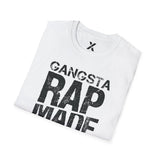 Hip Hop Rap Lyrics Ice Cube Gangsta Rap Made Me Do It Unisex Softstyle Tee, 90s Urban Music Tee, Retro Graphic Tee, Cool Music Lover Shirt,