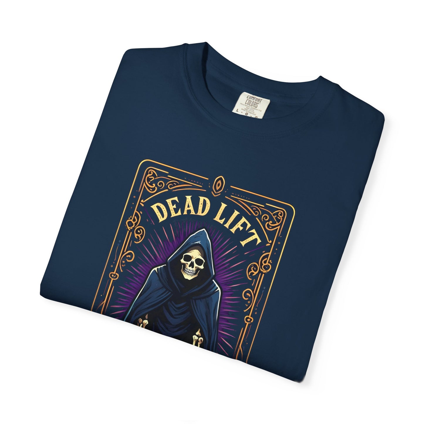 Dead Lift Skeleton Gym T-Shirt, Motivational Weightlifting Tee, Gift for Fitness Lovers, Halloween Workout Shirt, Unisex Exercise Top