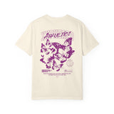 Athletic Womens Pump Cover Tee - Butterfly Xyphered Design